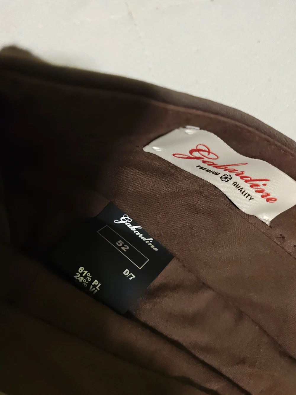 Men's Tailored Dress Pants in Chocolate Brown